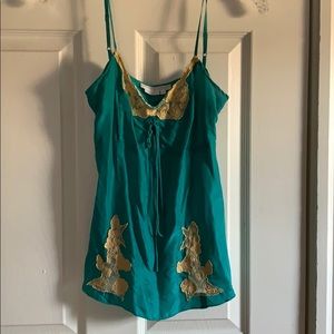 Blue/teal camisole from the brand To The Max